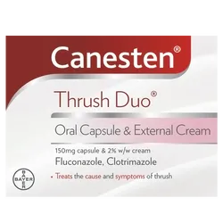 Canesten Thrush Duo Oral Capsule & External Cream