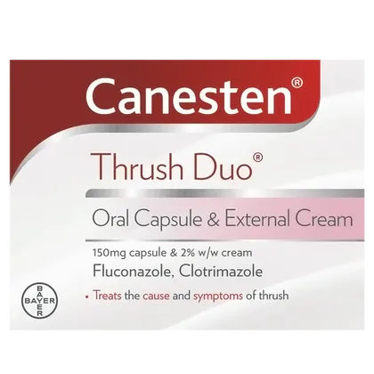 Canesten Thrush Duo Oral Capsule & External Cream