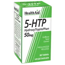 HealthAid 5-HTP (Hydroxytryptophan) 50mg Tablets Pack of 60