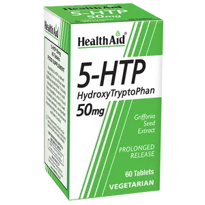 HealthAid 5-HTP (Hydroxytryptophan) 50mg Tablets Pack of 60
