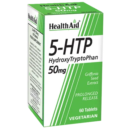 HealthAid 5-HTP (Hydroxytryptophan) 50mg Tablets Pack of 60