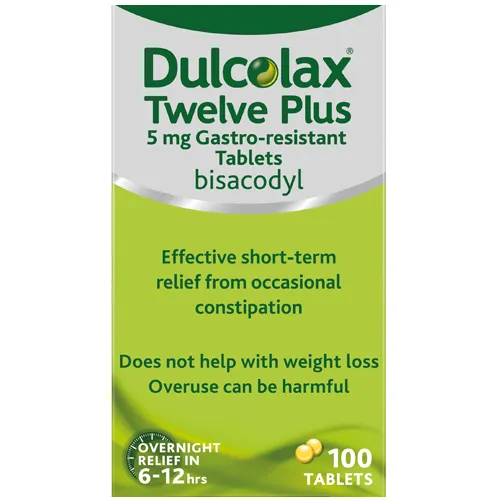 Dulcolax Twelve Plus Laxative Tablets Pack of 100
