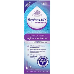 Replens MD Vaginal Moisturiser up to 6 Pre-Filled Applications (2 weeks)