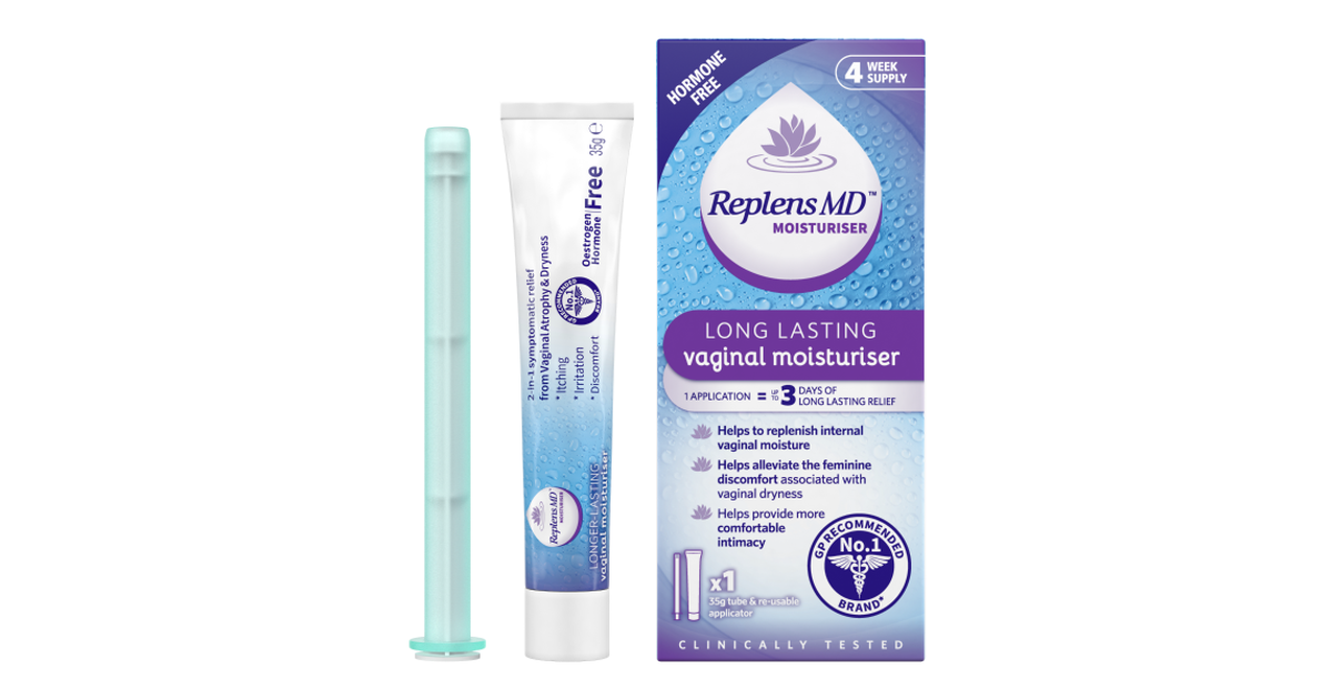 Replens MD Vaginal Moisturiser 35g - Long-Lasting Relief