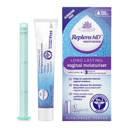 Replens MD Vaginal Moisturiser 35g Tube + Re-usable Applicator