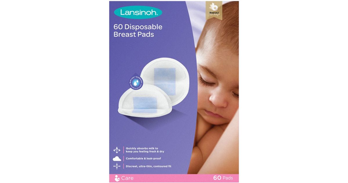 Lansinoh Disposable Nursing Pads, 60pcs (UK Version)