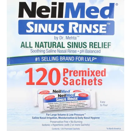 NeilMed Sinus Rinse Refill Sachets Pack of 120
