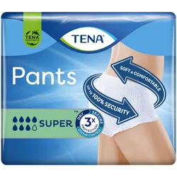 TENA Pants Super Medium Pack of 12