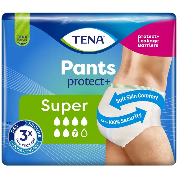 TENA Pants Protect+ Super Large Pack of 12