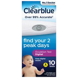 Clearblue Digital Ovulation Test Pack of 10