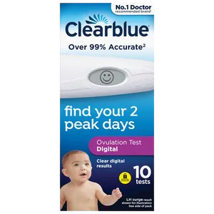 Clearblue Digital Ovulation Test Pack of 10