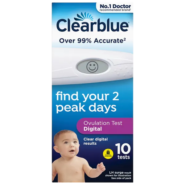 Clearblue Digital Ovulation Test Pack of 10