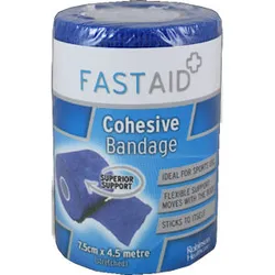 Fastaid Cohesive Bandage 7.5cm x 4.5m