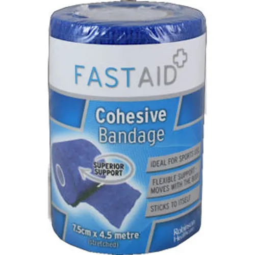 Fastaid Cohesive Bandage 7.5cm x 4.5m