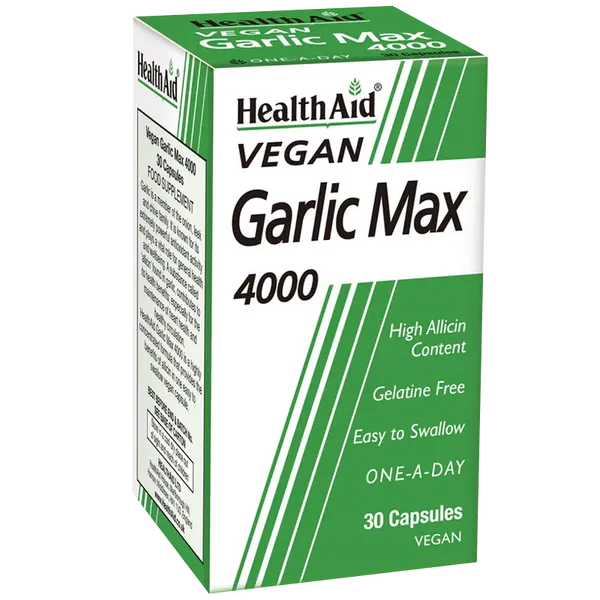 HealthAid Garlic Max 4000mg Capsules Pack of 30