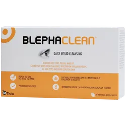 Blephaclean Sterile Eyelid Cleansing Wipes Pack of 20 x 3
