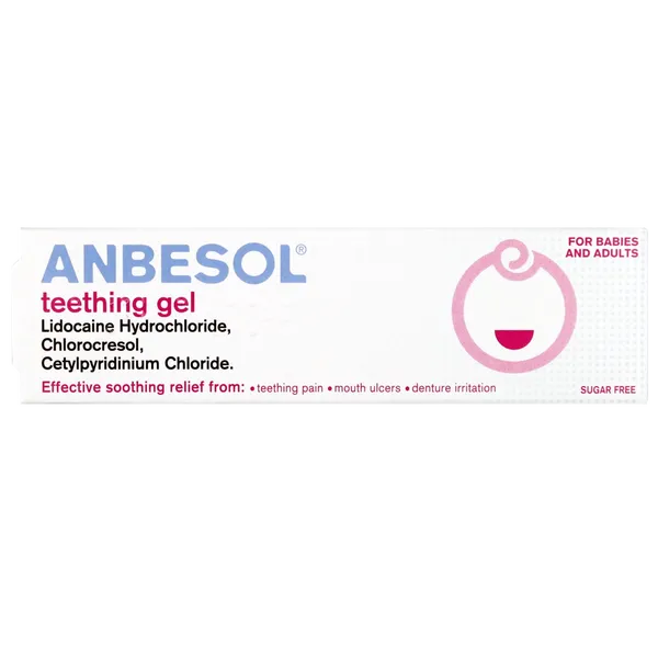 Anbesol teething best sale