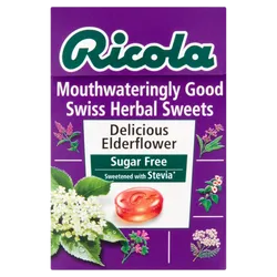 Ricola Swiss Herbal Sweets Elderflower Sugar Free 45g