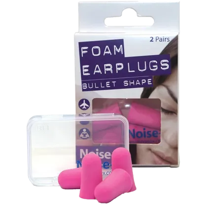 Noise-x Earplugs Foam Bullet 2 Pairs