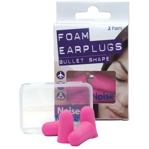 Noise-x Earplugs Foam Bullet 2 Pairs
