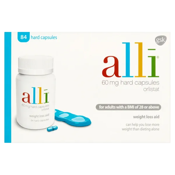 Alli Weight Loss Capsules 60mg (Pack of 84)