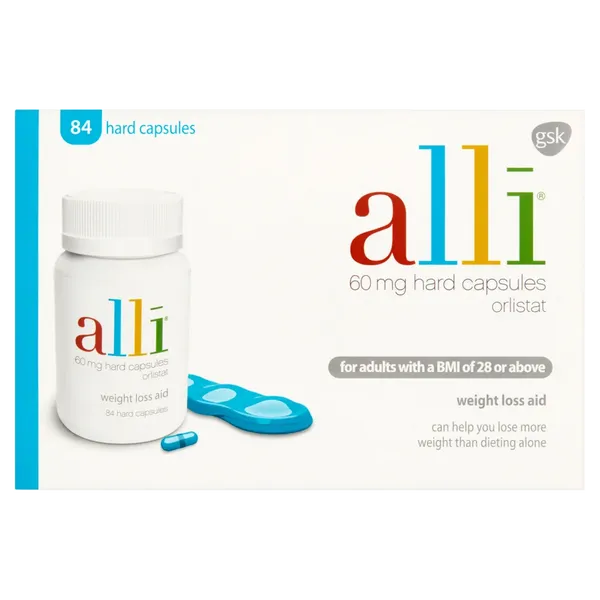 Alli Weight Loss Capsules 60mg Pack of 84