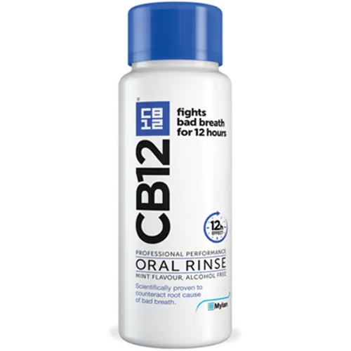 CB12 Safe Breath Oral Rinse Menthol 250ml