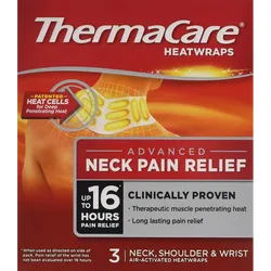 Thermacare Heat Wrap Neck, Shoulder & Wrist Pack of 3