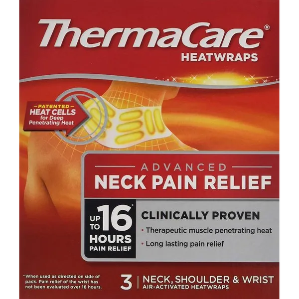 Thermacare Heat Wrap Neck, Shoulder & Wrist Pack of 3