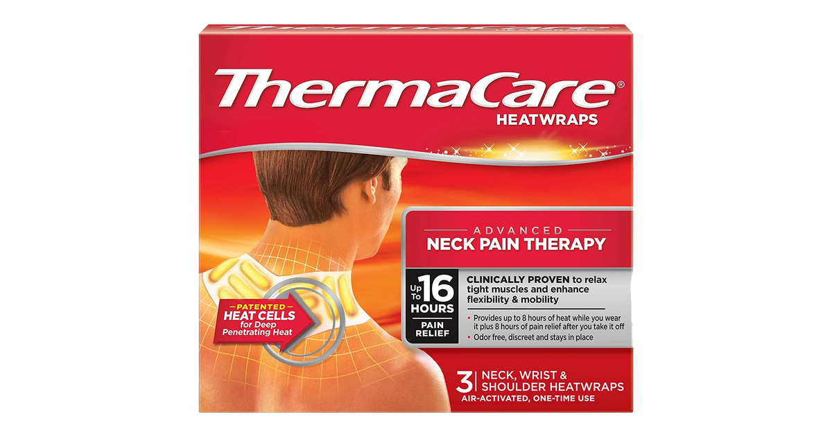 Thermacare Heat Wrap Neck, Shoulder & Wrist Pack of 3