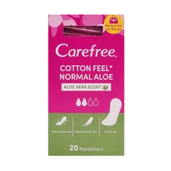 Carefree Panty Liners Breathable Aloe Pack of 20