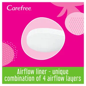 Carefree Panty Liners Breathable Aloe Pack of 20