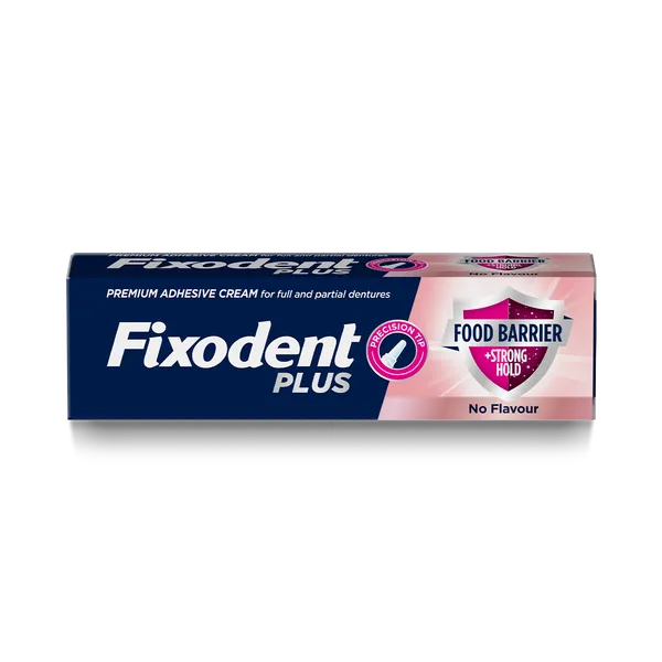 Fixodent Plus Food Seal Denture Adhesive Cream 40g