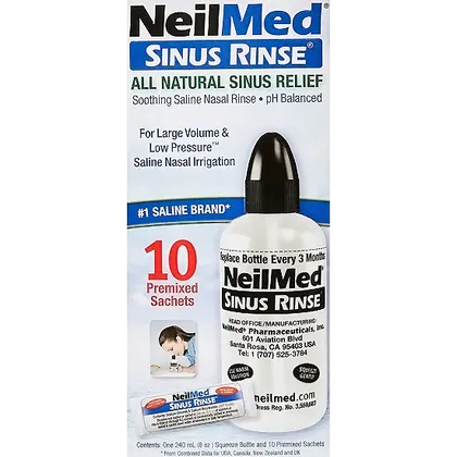 Neilmed Sinus Rinse Kit With 10 Premixed Sachets