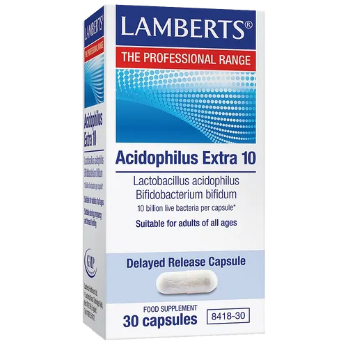 Lamberts Acidophilus Extra 10 Capsules Pack of 60