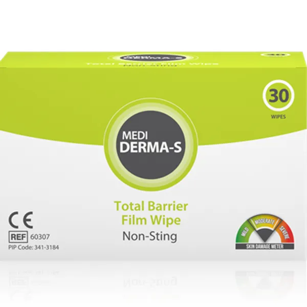 Medi Derma-S Total Barrier Film Wipes Pack of 30