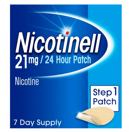 Nicotinell TTS30 Patient Support Material and Patches (21mg) Pack of 7