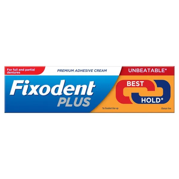 Fixodent Plus Denture Adhesive Cream 40g