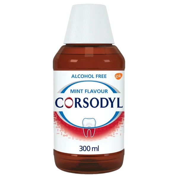 Corsodyl Alcohol-free Mouthwash  300ml