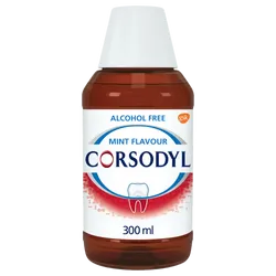 Corsodyl Alcohol-Free Mint Mouthwash  300ml