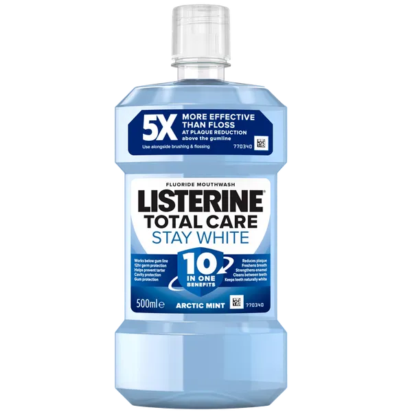 Listerine Stay White Mouthwash 500ml