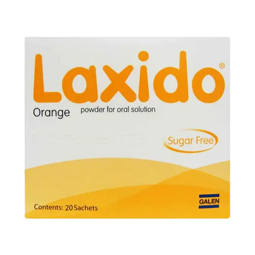 Laxido Orange Powder Sachets (Sugar Free) - Pack of 20