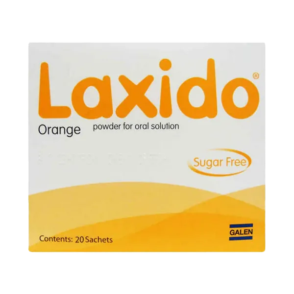 Laxido Orange Powder Sachets (Sugar Free) - Pack of 20