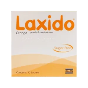 Laxido Orange Powder Sachets (Sugar Free) - Pack of 30