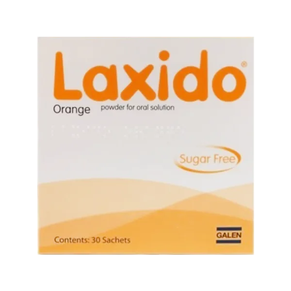 Laxido Orange Powder Sachets (Sugar Free) - Pack of 30