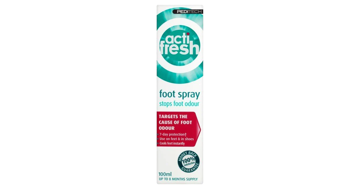 Peditech Actifresh Foot Odour Treatment 100ml