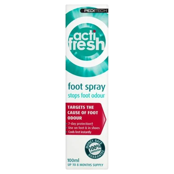 Peditech Actifresh Foot Odour Treatment 100ml