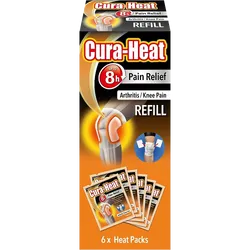 Cura-Heat Arthritis Knee Pain Refill Pack of 6