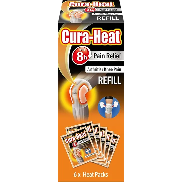 Cura-Heat Arthritis Knee Pain Refill Pack of 6