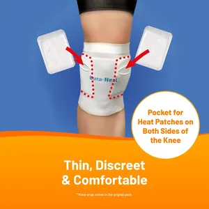 Cura-Heat Targeted Heat Pads for Knee Pain (Refill Pack x 6)